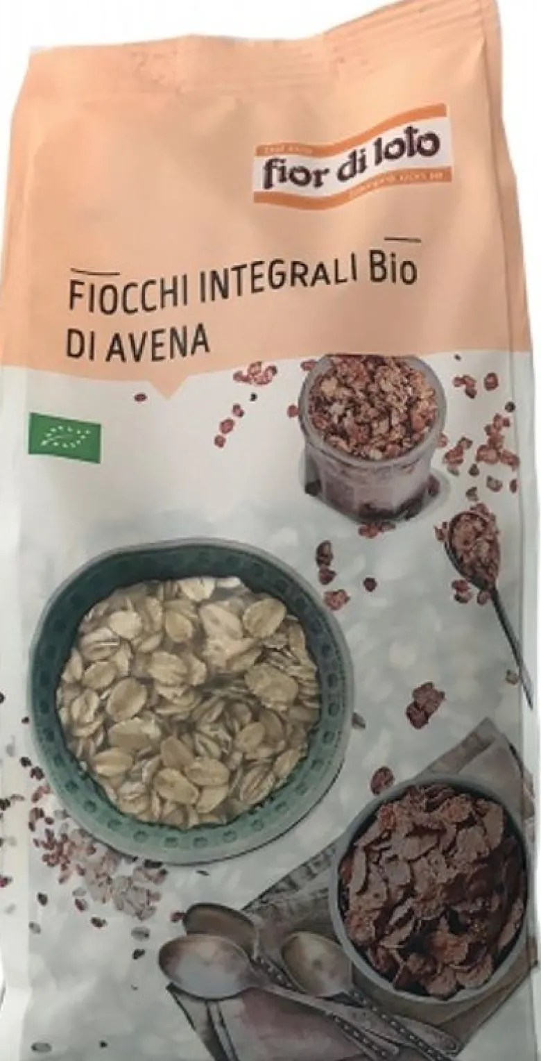 Fior di loto Fiocchi di Avena integrali bio 500g