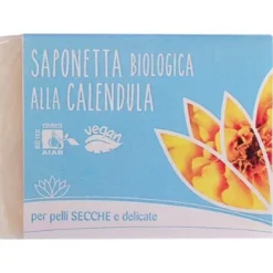 Fior di Loto Saponetta Calendula Bio 100g