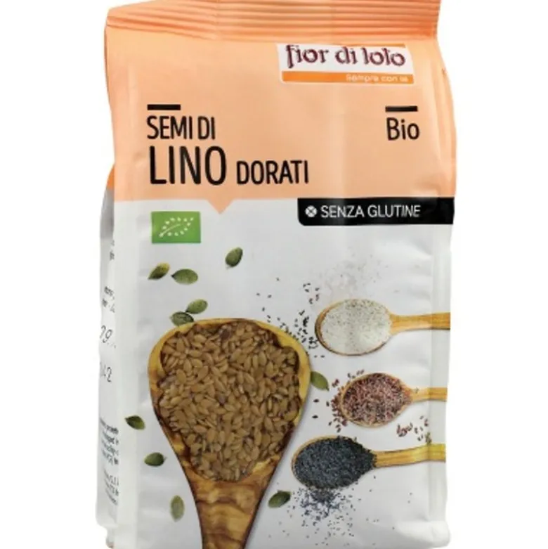 Fior di loto Semi di Lino Dorati biologici e senza glutine 400g