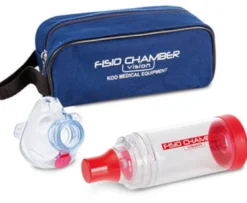 Fisiochamber Vision Plus Aerosol Con Boccaglio Maschera Panda Pediatrica