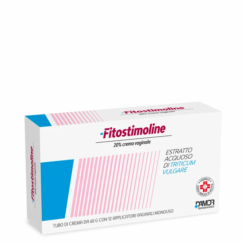 Fitostimoline 20% Crema vaginale tubo da 60g con 12 applicattori vaginali