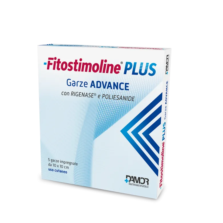 Fitostimoline Plus Garze Advance 5 Pezzi