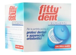 FittyDent Vaschetta per protesi dentali e apparecchi ortodontici