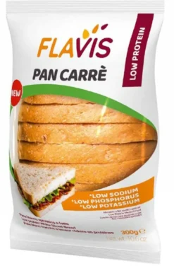 Flavis Pan Carrè pane bianco aproteico a fette 300g