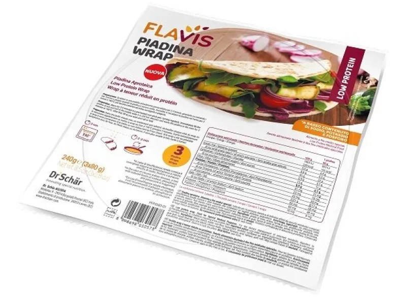 Flavis Piadina Aproteica 3x80g