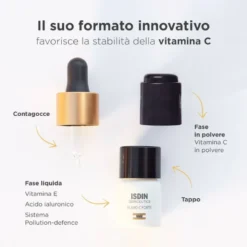 Flavo-C Forte è un potente siero viso intensivo con il 15% di vitamina C pura e fresca che rivitalizza, illumina e aiuta a ridurre i segni di affaticamento della pelle.