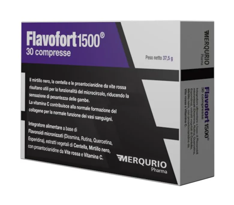 Flavofort1500 Benessere del microcircolo 30 compresse