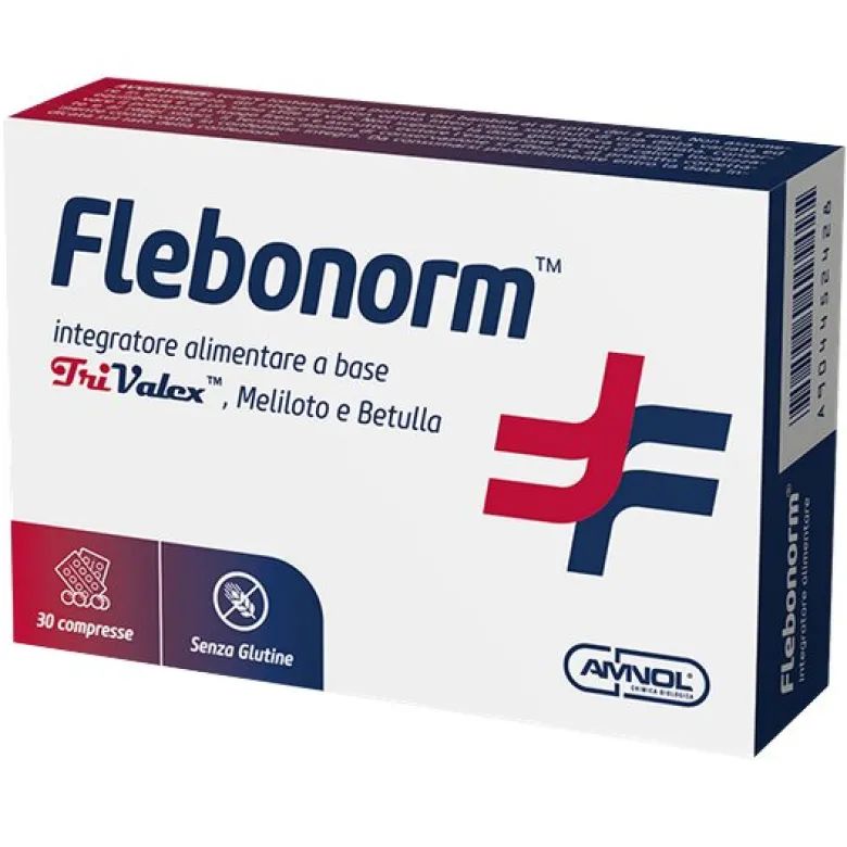 Flebonorm 30 Compresse - Integratore per la Salute delle Vene