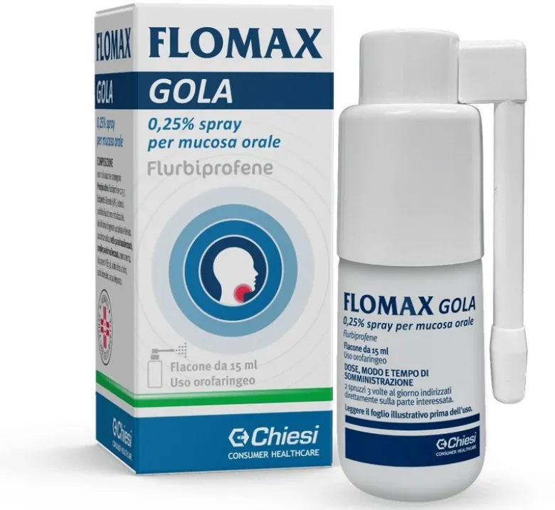 Flomax Gola Spray per mucosa orale 0,25% 15 ml