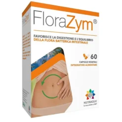 FloraZym per l'equilibrio della flora batterica intestinale 60 capsule vegetali