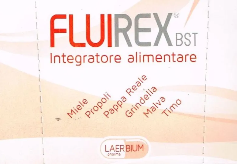 Fluirex per le secrezioni bronchiali e il benessere della gola 20 bustine