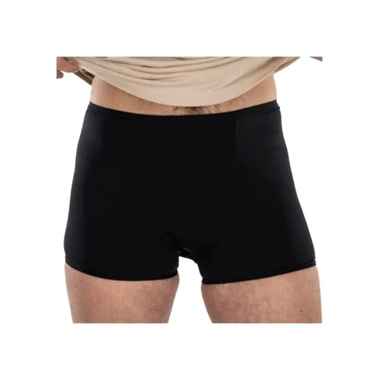 Fluyda Boxer Linea Basic Mutandina Assorbente Nero/Nero Taglia M