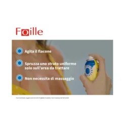Foille Sole Spray per ustioni solari ed eritemi 70g