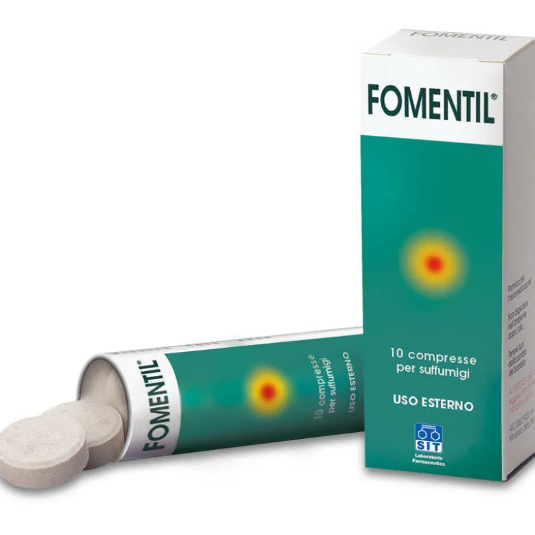 Fomentil 10 Compresse Suffumigi Efficaci e Naturali