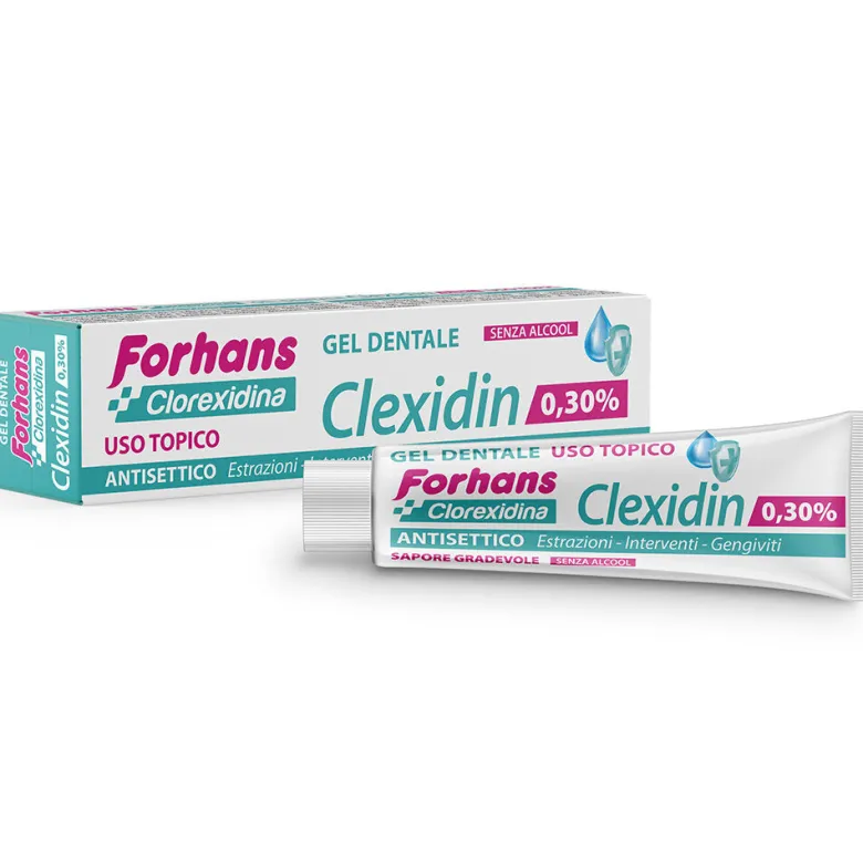 Forhans Clexidin Gel collutorio per la flora batterica 30ml