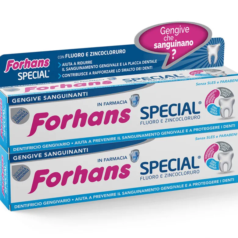 Forhans Special 2 dentifrici per denti e gengive