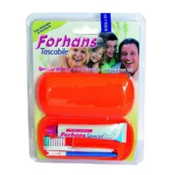 Forhans Travel Kit Tascabile Spazzolino + Dentifrigio Special 12,5ml colori assortiti