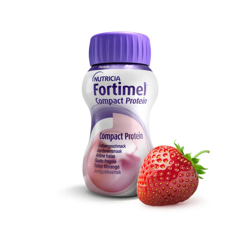 Fortimel Compact Protein Fragola 4x125ml