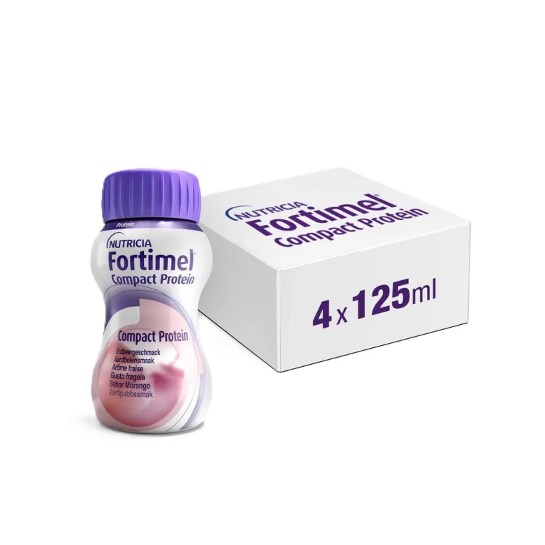 Fortimel Compact Protein Fragola 4x125ml