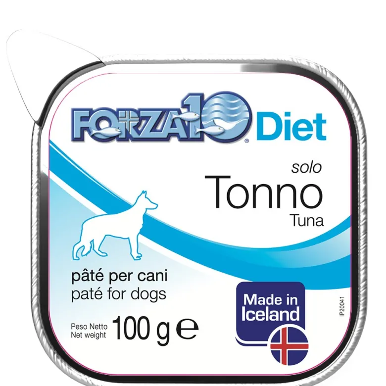 Forza10 Solo Diet Tonno Paté Per Cani Adulti Vaschetta 100g