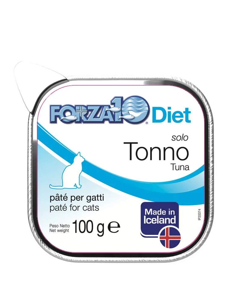 Forza10 Solo Diet Tonno Paté Per Gatti Adulti Vaschetta 100g