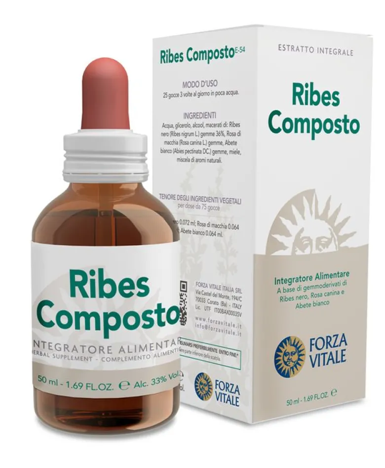 Forza Vitale Ribes Composto Ecosol in gocce 50ml