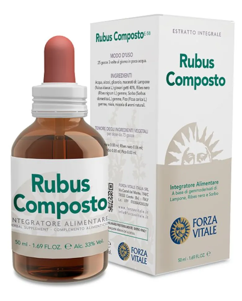 Forza Vitale Rubus Composto utile per la regolarità del ciclo mestruale gocce 50ml