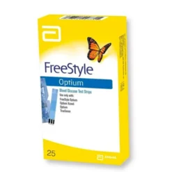 FreeStyle Optium Strisce Monitoraggio della glicemia 25 strisce