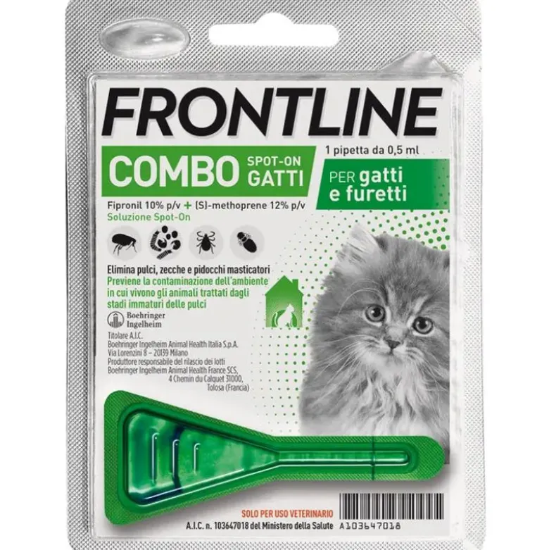 Frontine Combo Spot-On antiparassitario per gatti e furetti 1 pipetta 0,5ml