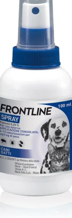 Frontline Spray 100 ml antiparassitario per cani e gatti