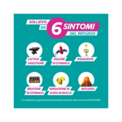 Gaviscon Bruciore e Indigestione Indicato per sintomi del Reflusso Gastroesofageo come Indigestione Bruciore e Acidità di Stomaco 24 Bustine 10ml