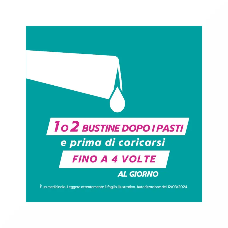 Gaviscon Bruciore e Indigestione Indicato per sintomi del Reflusso Gastroesofageo come Indigestione Bruciore e Acidità di Stomaco 24 Bustine 10ml