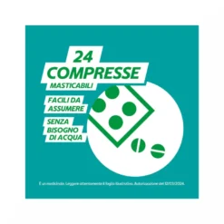 Gaviscon 250 mg + 133,5 mg, Indicato per Bruciore di Stomaco Occasionale 24 Compresse Menta