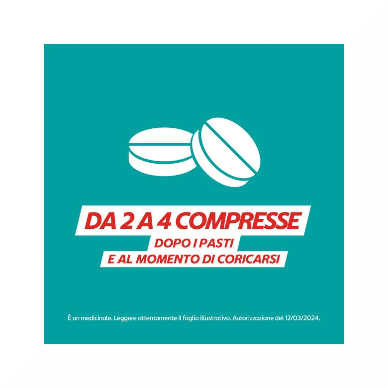 Gaviscon 250 mg + 133,5 mg, Indicato per Bruciore di Stomaco Occasionale 24 Compresse Fragola