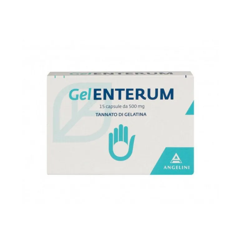 Gelenterum Adulti Tannato Gelatina 15 Capsule 500mg