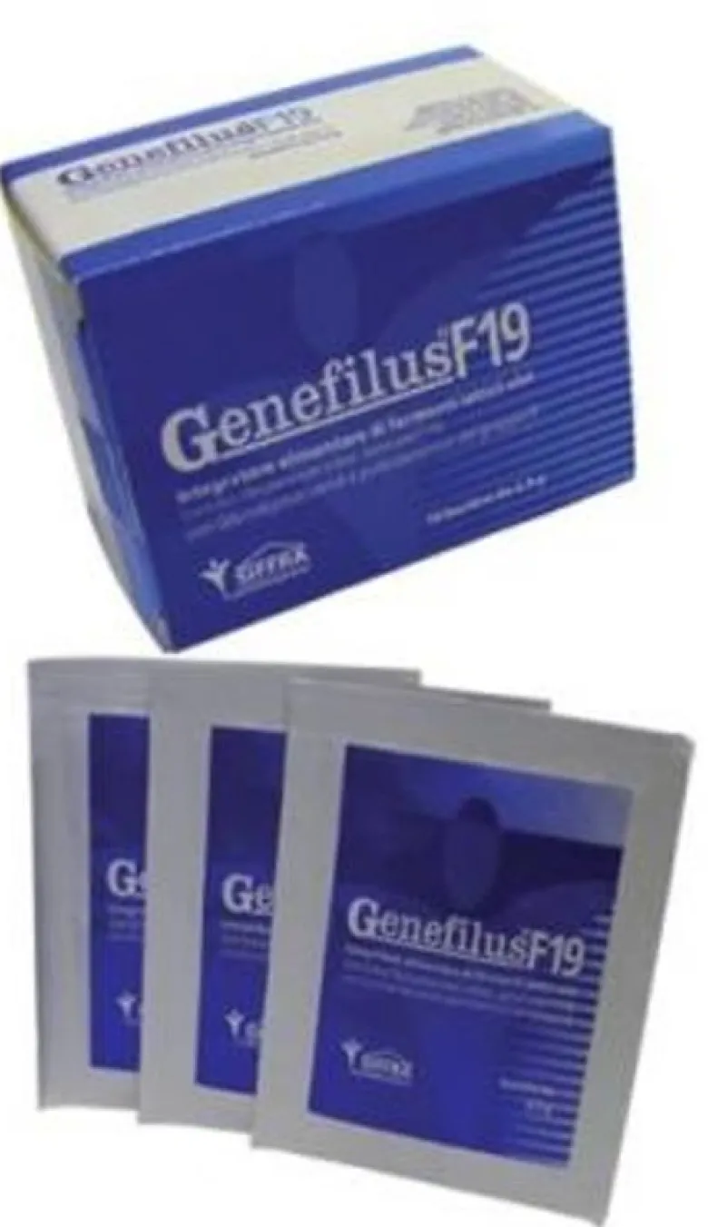 Genefilus F19 integratore alimentare utile per il transito intestinale 10 bustine