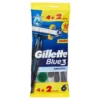 Gillette Blue 3 Usa & Getta 4 + 2 Pezzi