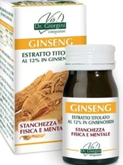 Ginseng Estratto Titolato 60 Pastiglie