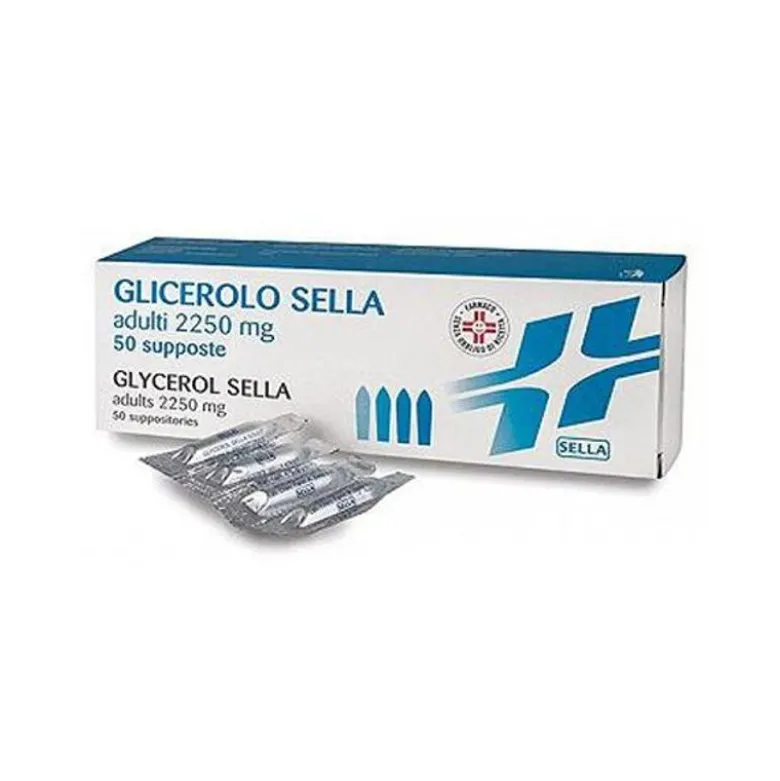 Glicerolo adulti 2250mg 50 supposte Sella