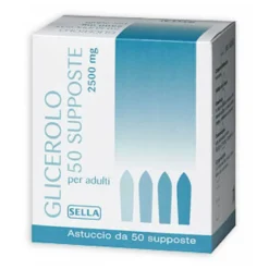 Glicerolo adulti 2250mg 50 supposte Sella