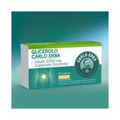 Glicerolo Carlo Erba 18 Supposte Adulti 2250mg