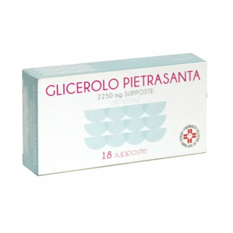 Glicerolo Pietrasanta Adulti 2250mg 18 supposte
