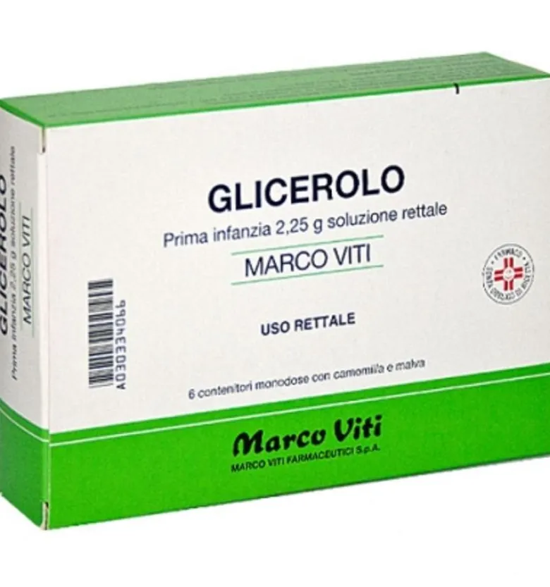 Glicerolo uso rettale 6 contenitori monodose Marco Viti