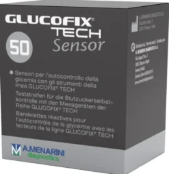 Glucofix Tech Sensor Strisce Misurazione Glicemia 50 Pezzi