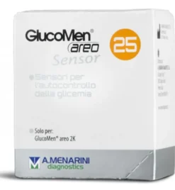 Glucomen Areo Sensor Strisce Glucosio 25pz Monitoraggio Preciso