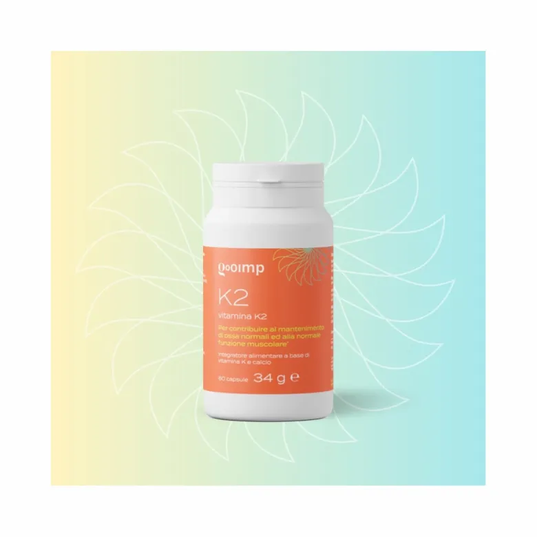 Gooimp K2 per il benessere di ossa e muscoli 60 capsule