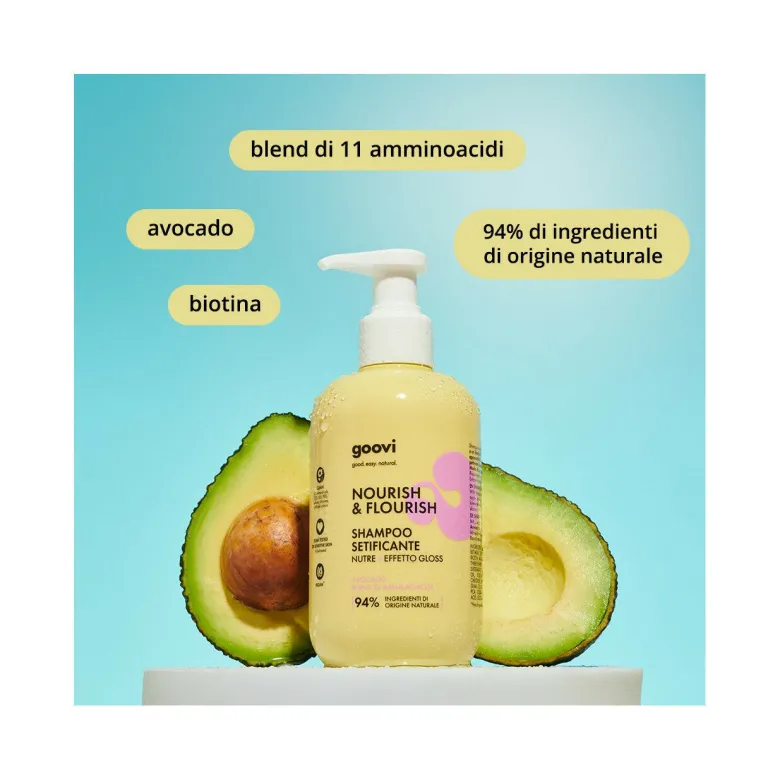 Goovi Nourish & Flourish Shampoo Setificante 250ml