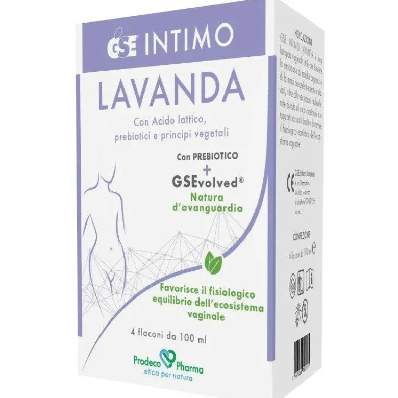 Gse Intimo lavanda vaginale 4 flaconi da 100ml