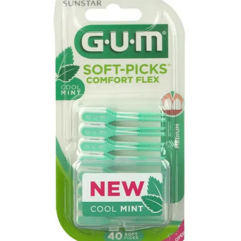 Gum Comfort Flex Mint Scovolini Interdentali 40 Pezzi
