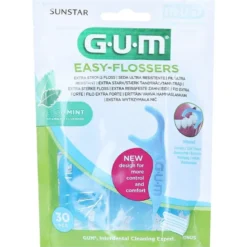 Gum Easy Flossers forcella dentale monouso gusto menta fresca 30 pezzi